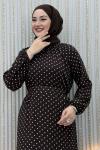 Nilşah Elbise Kahverengi