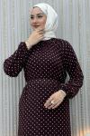 Nilşah Elbise Bordo