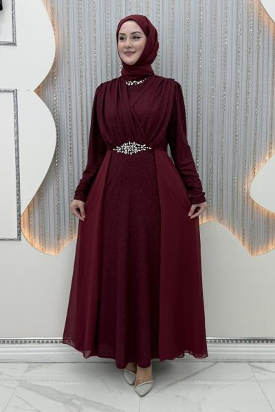 Nurperi Abiye Bordo