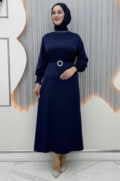 Lal Elbise Lacivert