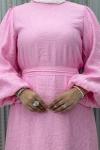 Elvanur Elbise Pembe