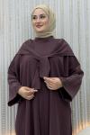 İlaynur Pantolonlu Takım Bordo