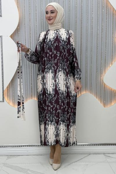 Gülbanu Elbise Bordo