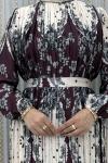 Gülbanu Elbise Bordo