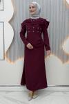 Şahnisa Abiye  Bordo