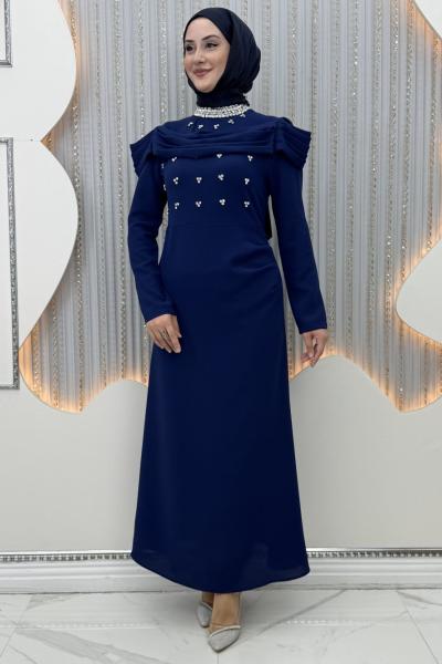 Şahnisa Abiye  Lacivert