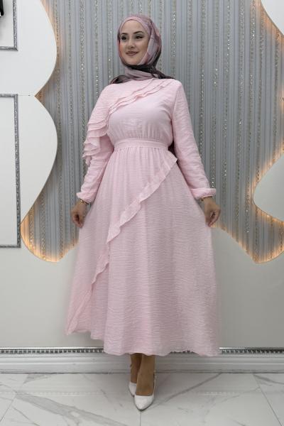 Dilanur Elbise Pembe