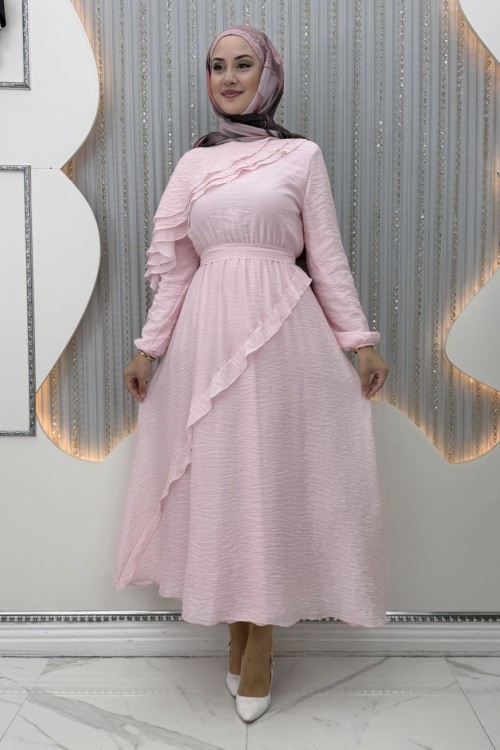 Dilanur Elbise Pembe