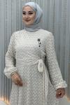 Lalezar Elbise Krem