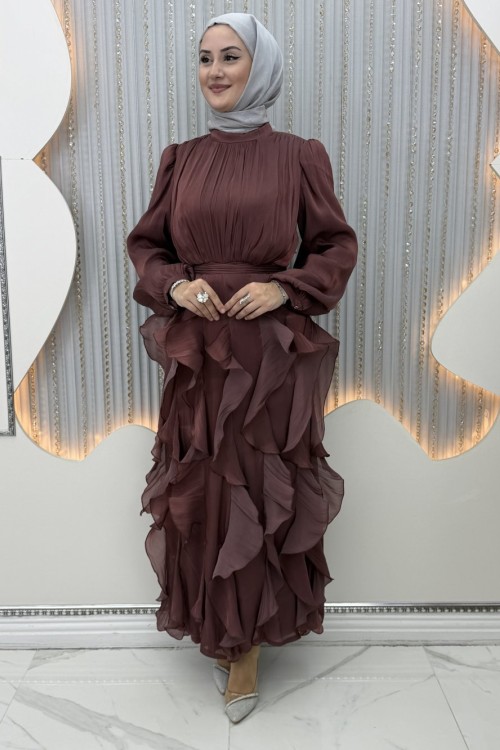 Lilya Abiye Kahverengi