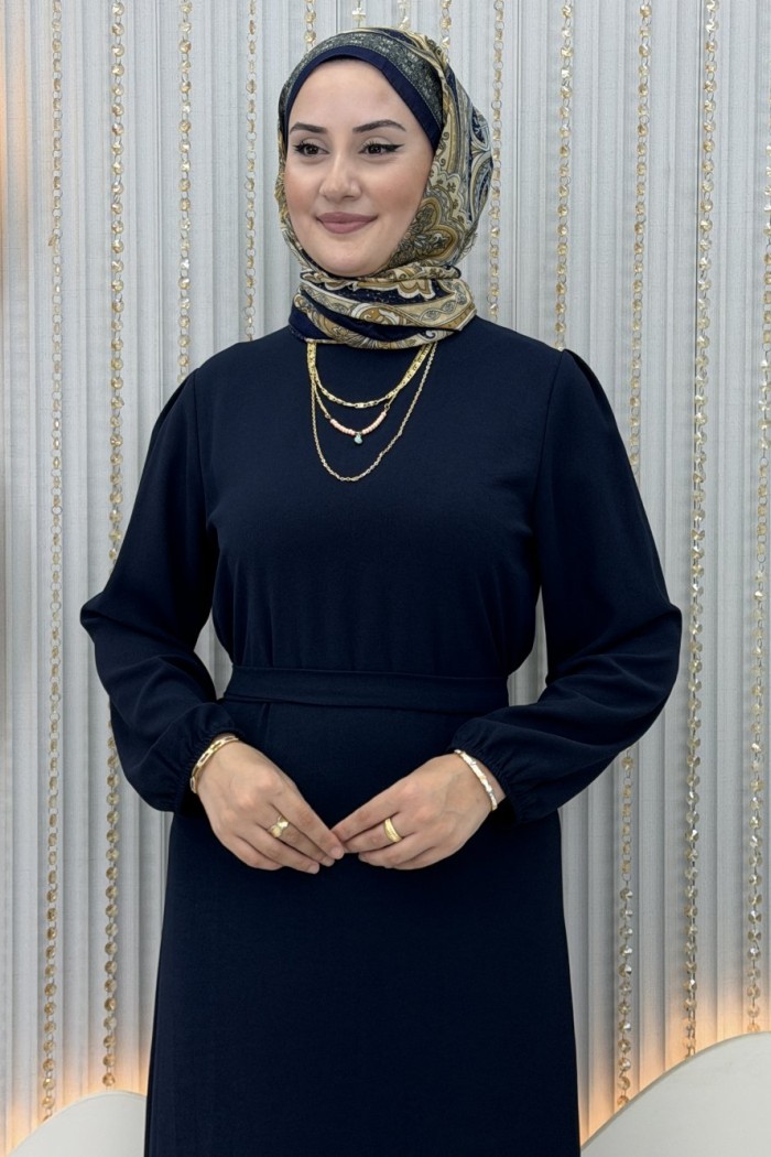 Eylül Elbise Lacivert