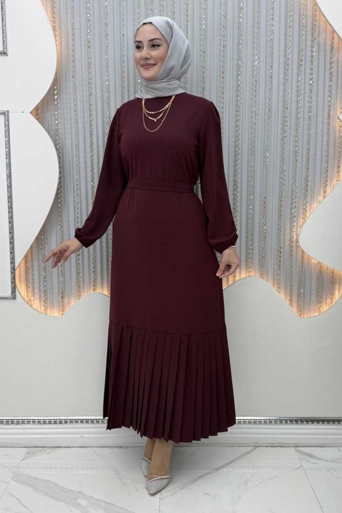 Eylül Elbise Bordo