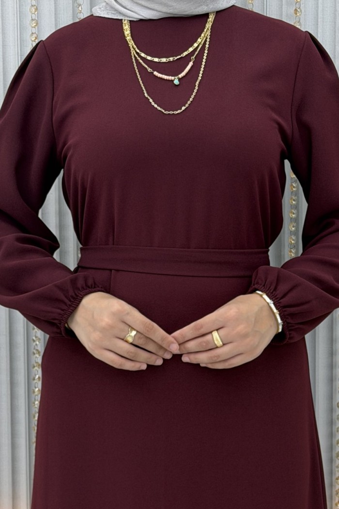 Eylül Elbise Bordo
