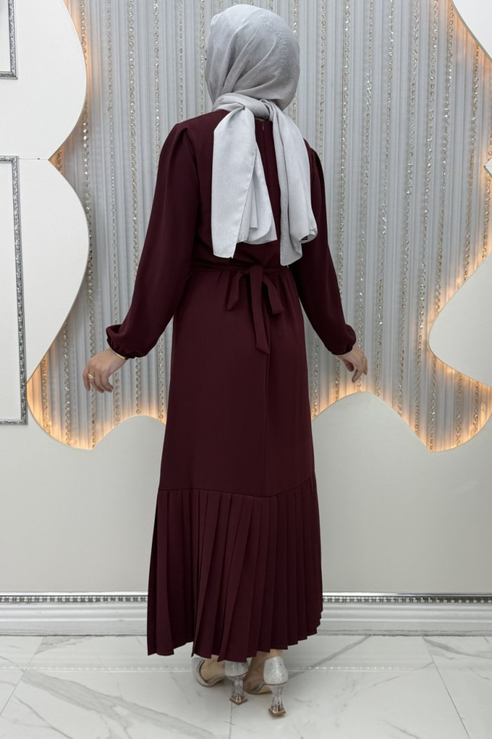 Eylül Elbise Bordo