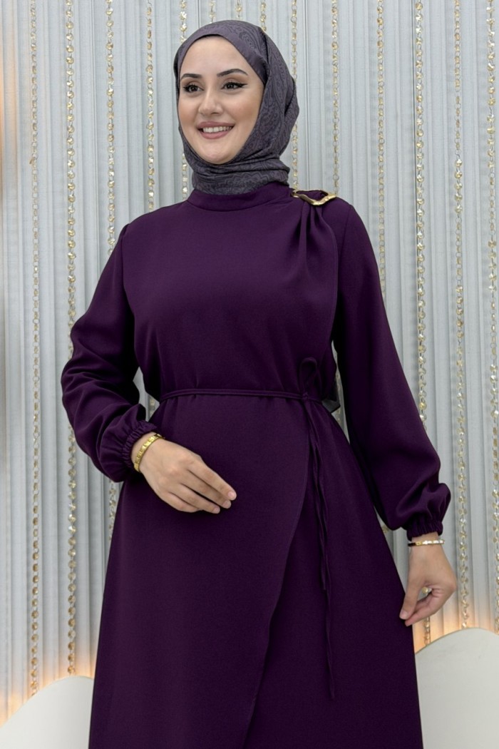 Esila Elbise Mor