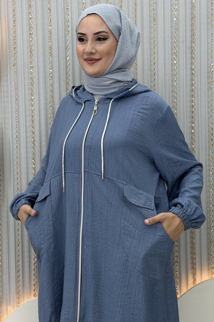 Simge Pantolonlu Takım  Mavi