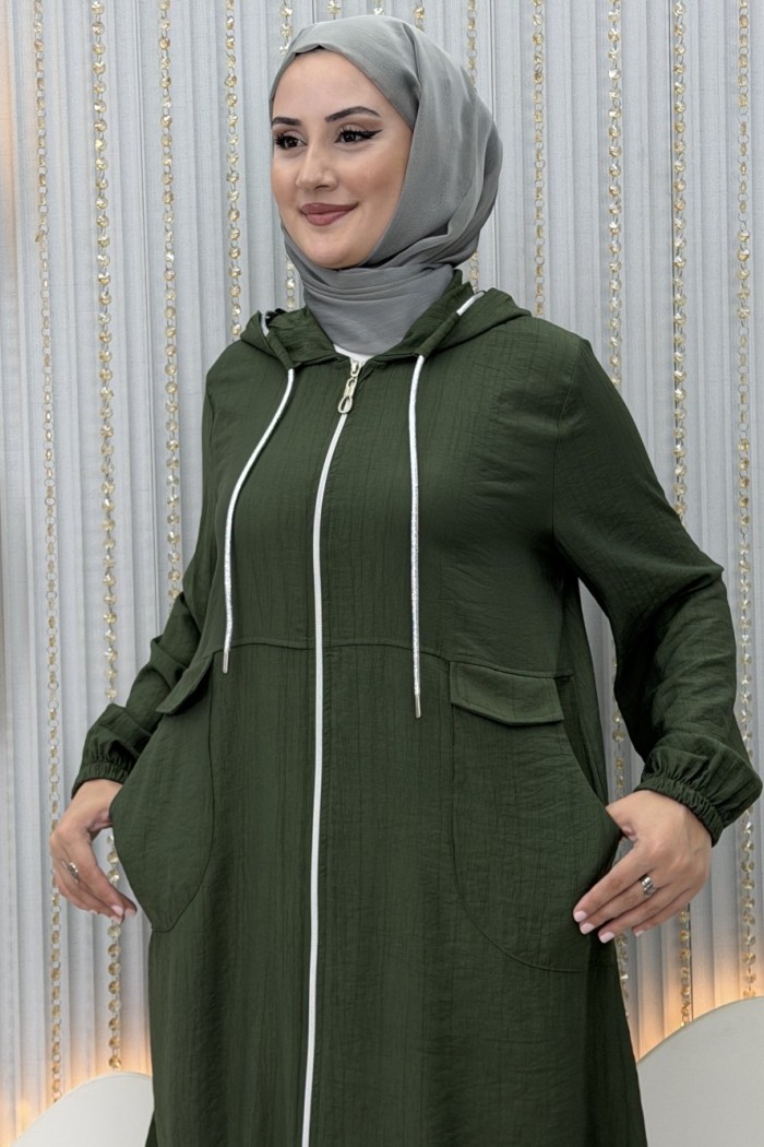 Simge Pantolonlu Takım  Haki