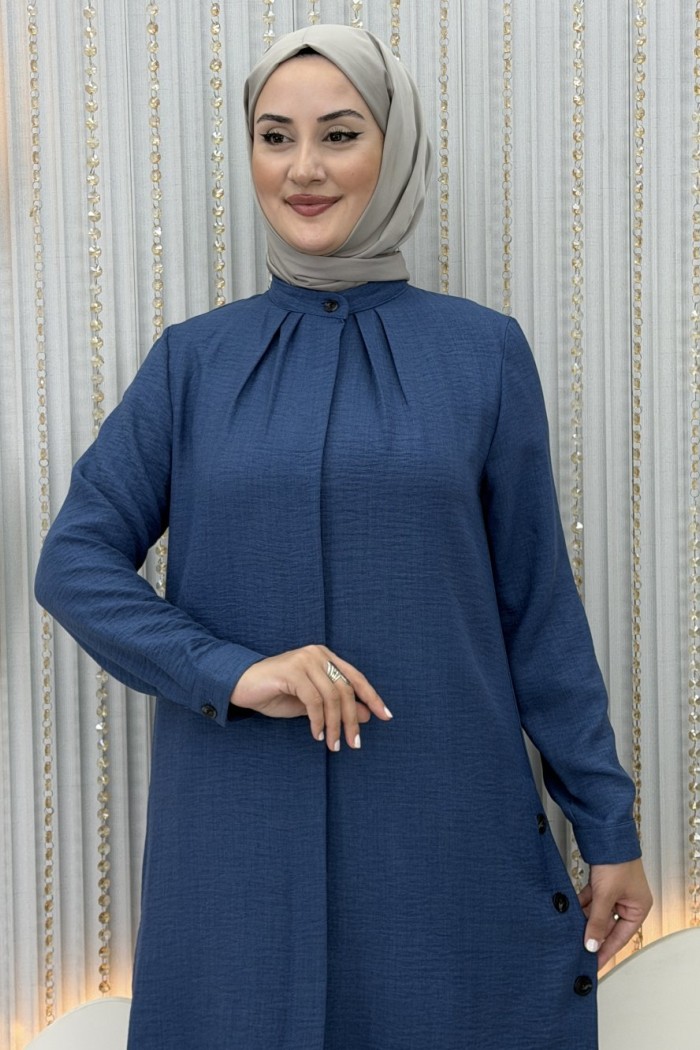 Kamila Pantolonlu Takım  Mavi