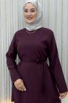 Zeren Pantolonlu Takım  Mürdüm