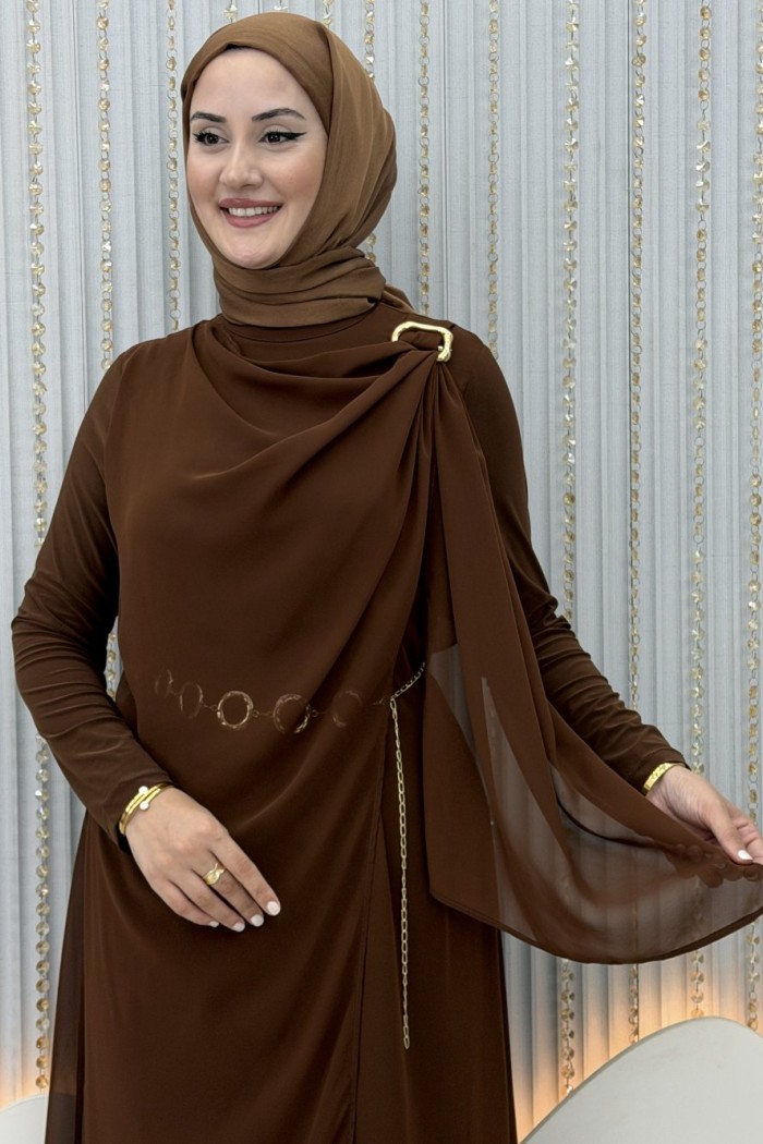Nilüfer Tulum Kahverengi