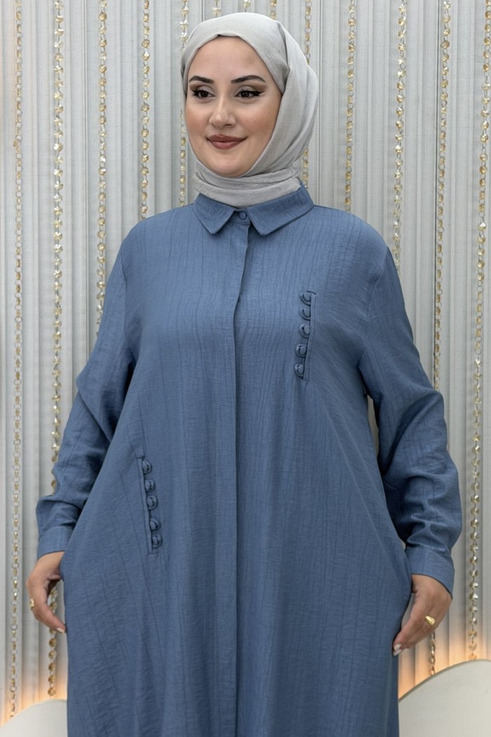 Elif Pantolonlu Takım  Mavi
