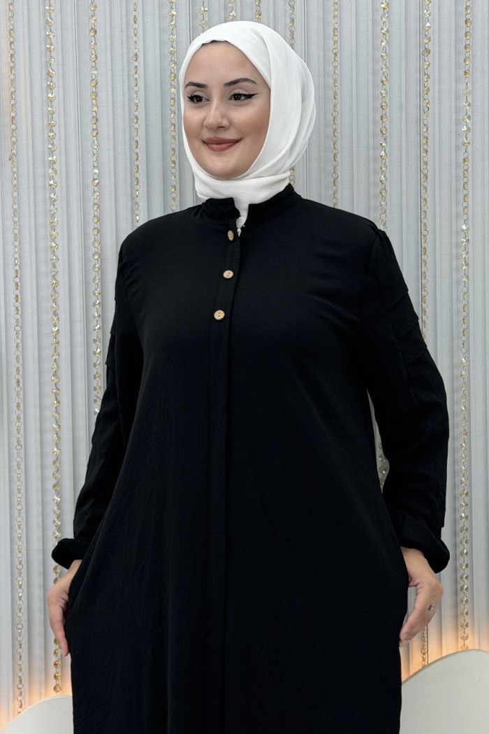 Çilek Ferace  Siyah