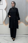 Resmiye Pantolonlu Takım  Siyah
