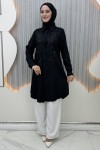 Gökkız Mevsimlik Tunik  Siyah