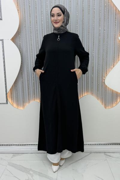 İlmek Ferace Siyah