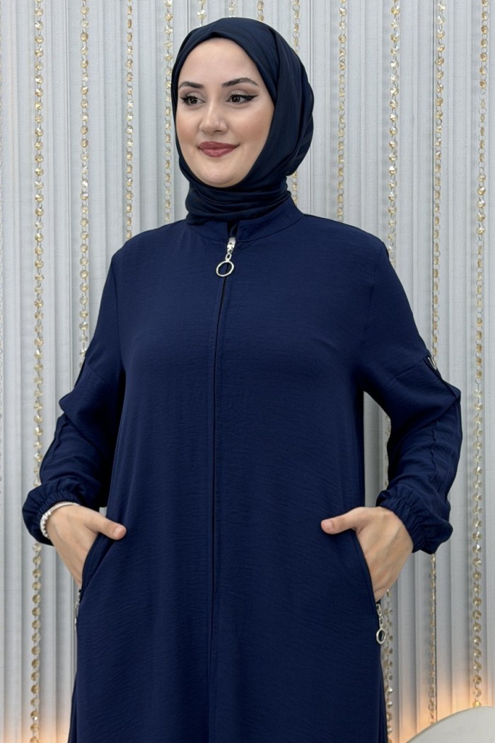 İlmek Ferace Lacivert