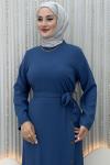 Nurdeste Elbise Mavi