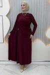 Şahsel Elbise  Bordo