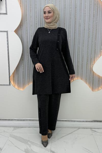 Cavidan Pantolonlu Takım  Siyah