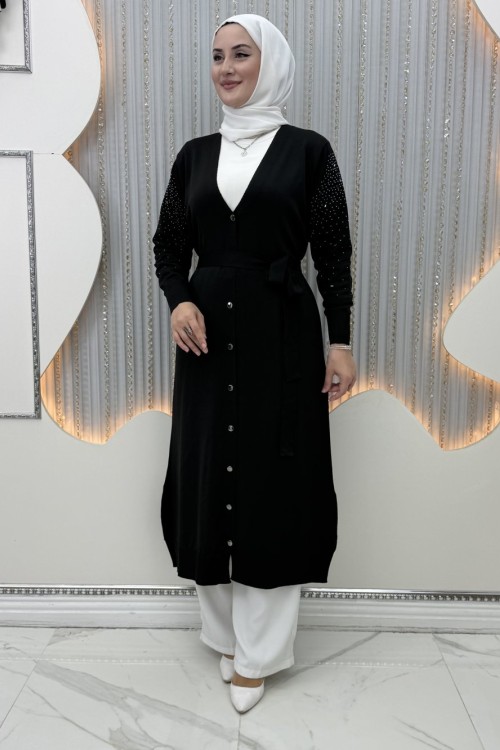Safinaz Hırka  Siyah