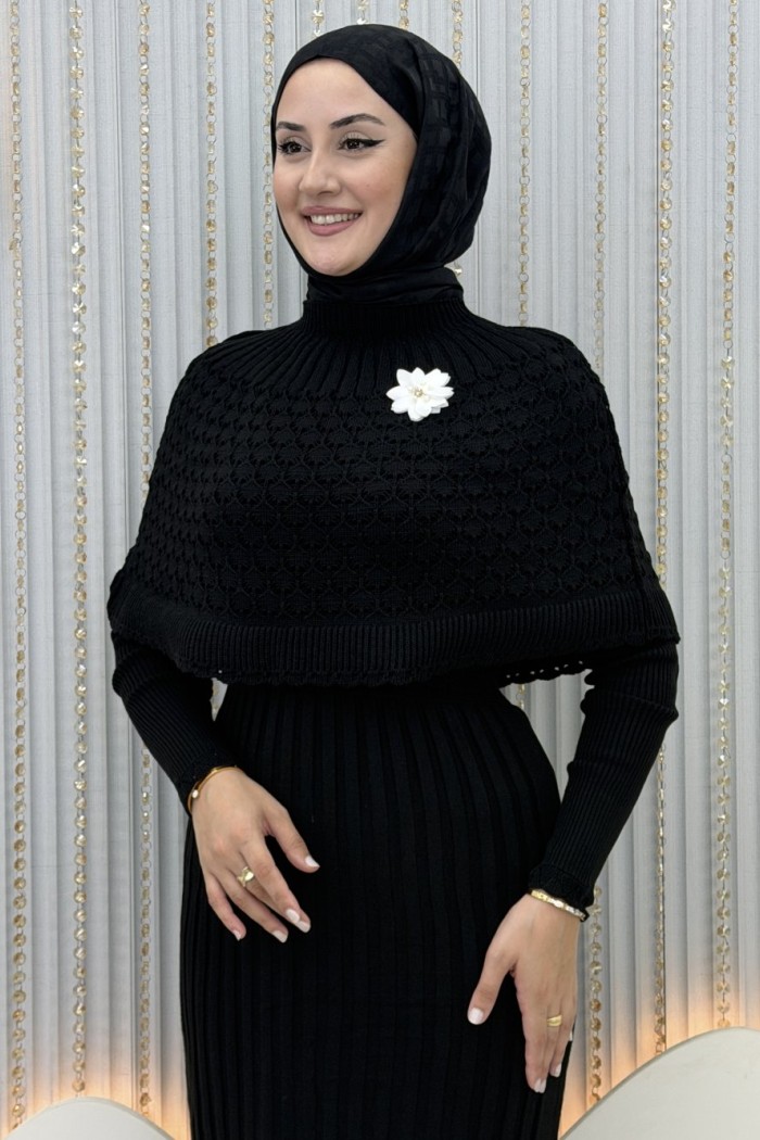 Bergüzar Elbise Siyah