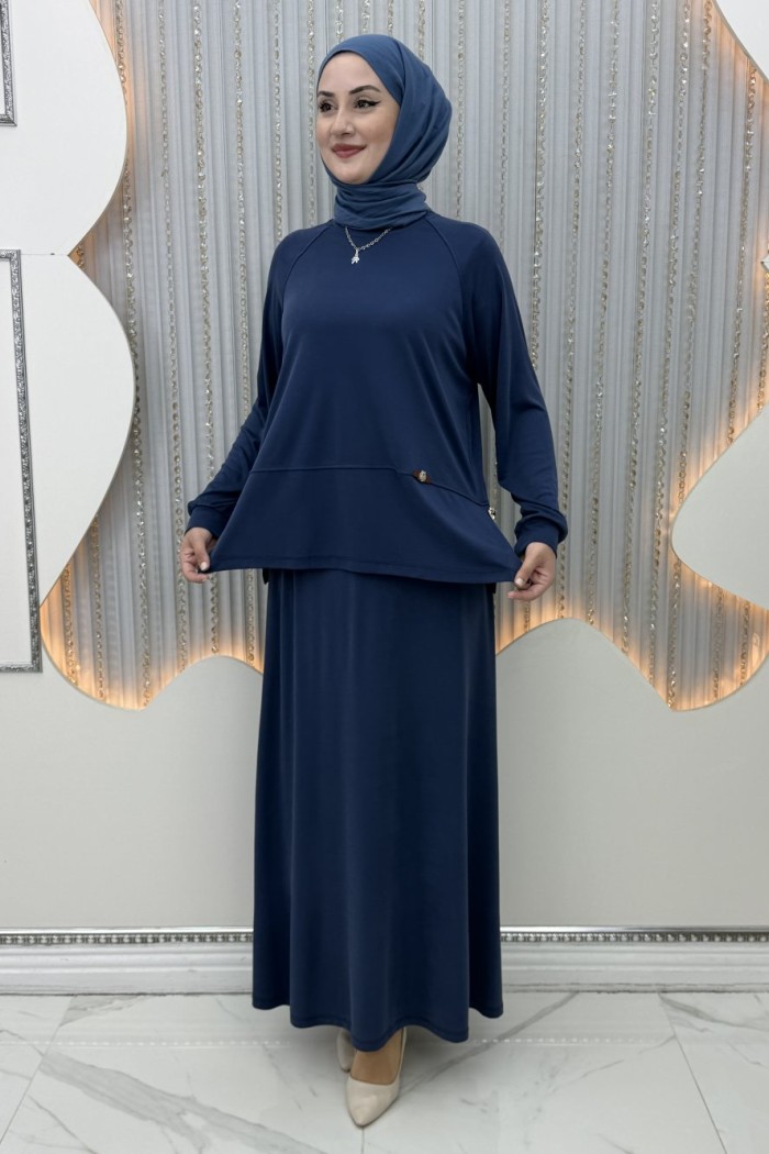 Göksu Etekli Takım  Lacivert