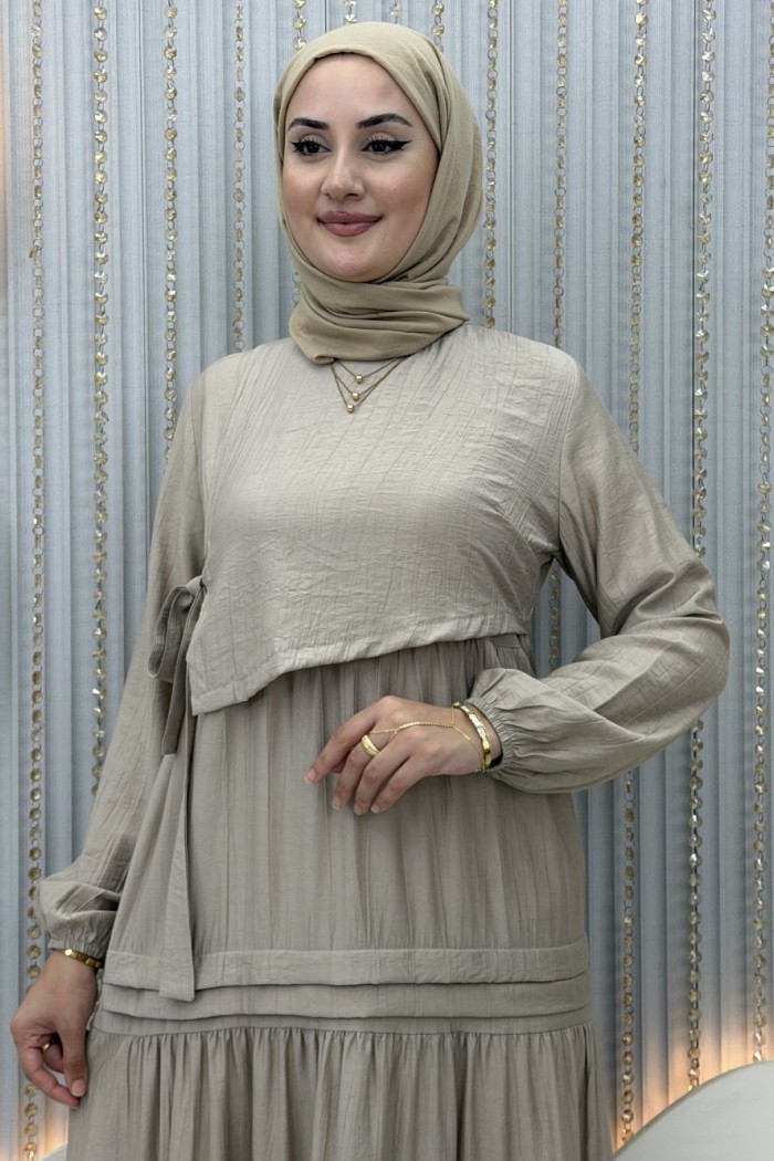 Emel Elbise Taş Rengi