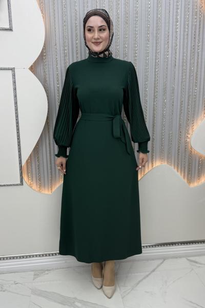 Yeni Parla Elbise Zümrüt