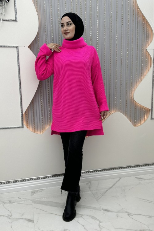 Ferahnaz Tunik Fuşya