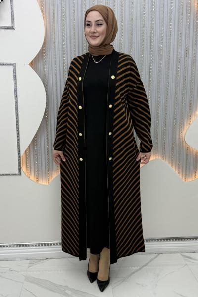Hürrem Elbiseli Hırka Siyah