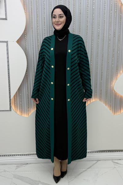 Hürrem Elbiseli Hırka Zümrüt
