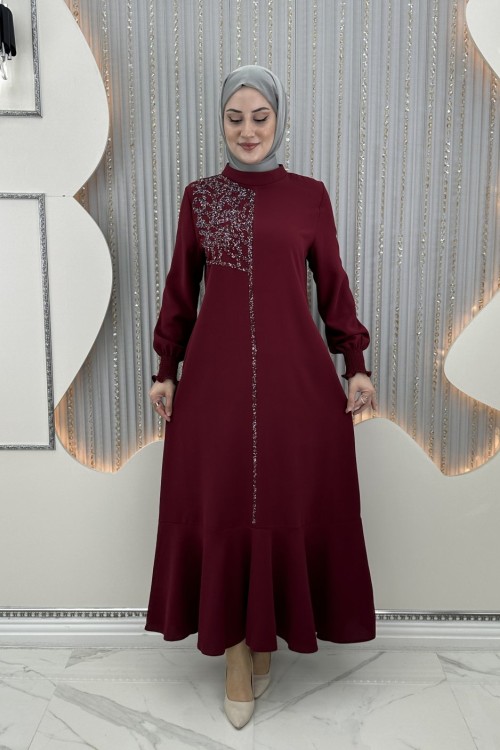 Altıntaş Elbise Bordo