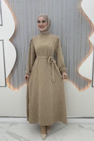 Cennet elbise Krem