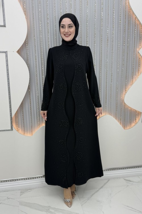 Hafsa elbise Siyah
