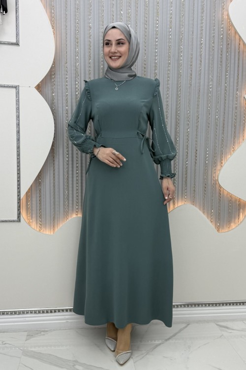 Meyra Elbise Mint Yeşili