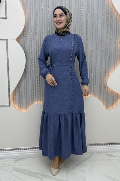Diva Elbise Mavi