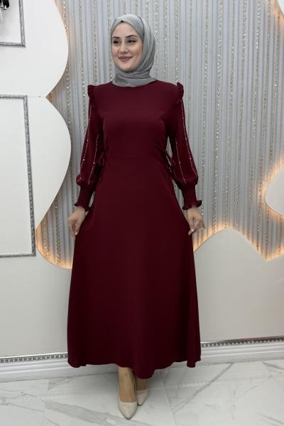 Meyra Elbise Bordo
