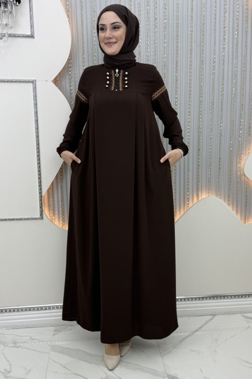 Sultan Elbise Kahverengi