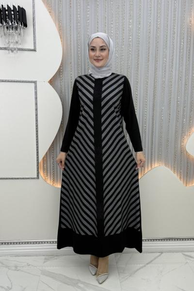 Alya Elbise Gri