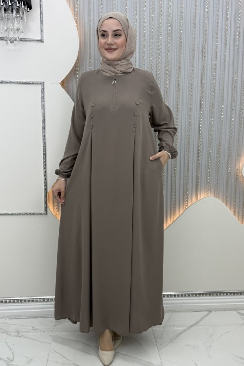 Leyla Elbise Vizon